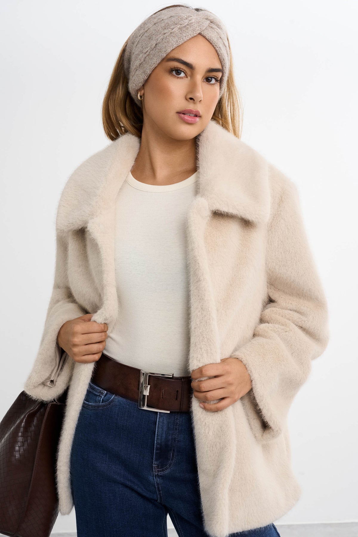 Courchevel Faux Fur Jacket