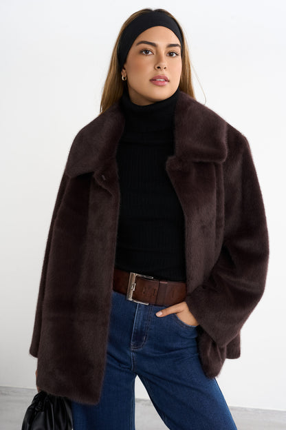 Courchevel Faux Fur Jacket