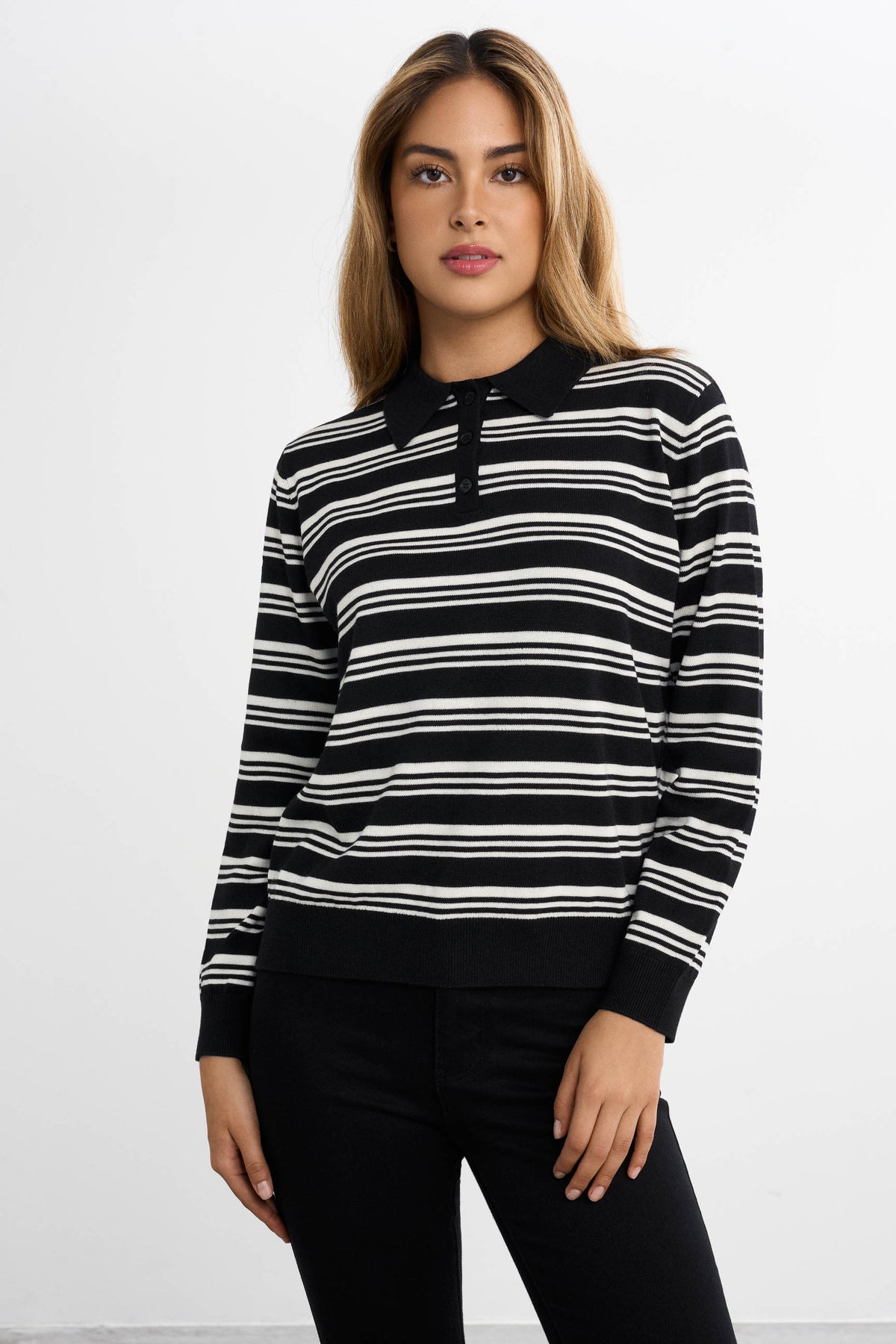 Knitted Pique Sweater