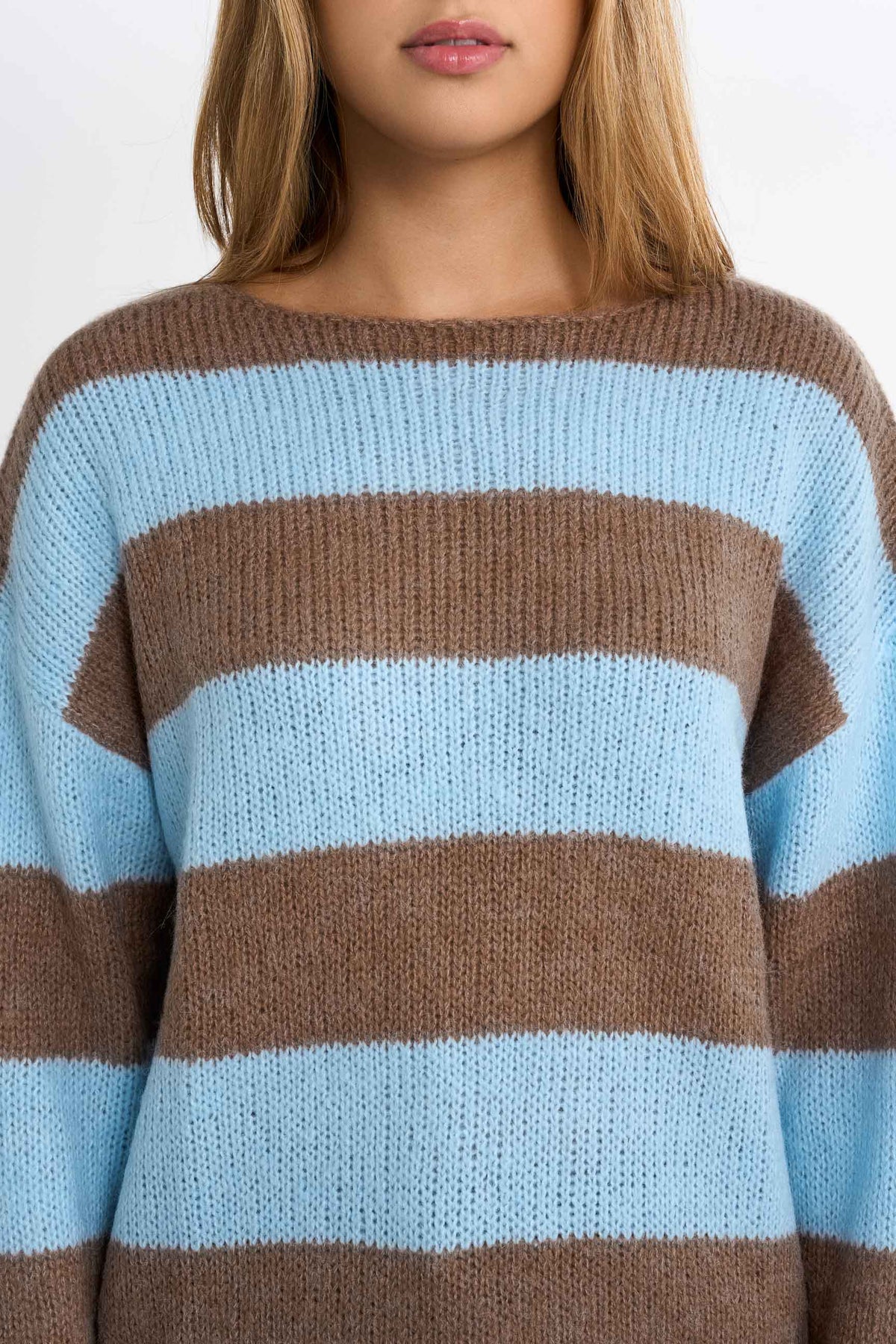Knitted Striped Sweater