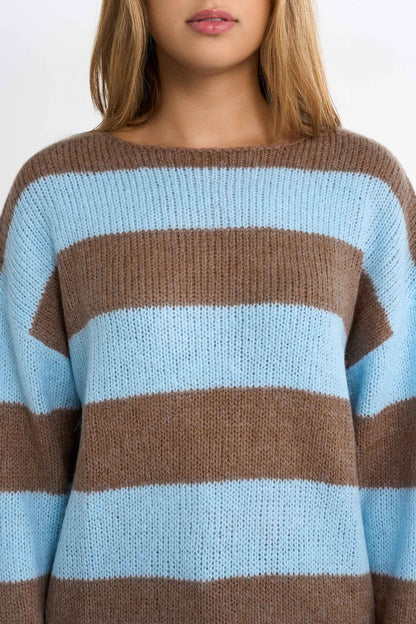 Knitted Striped Sweater
