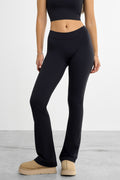Mid Waist Softy Flared Leggings - for dame - Famme - Leggings