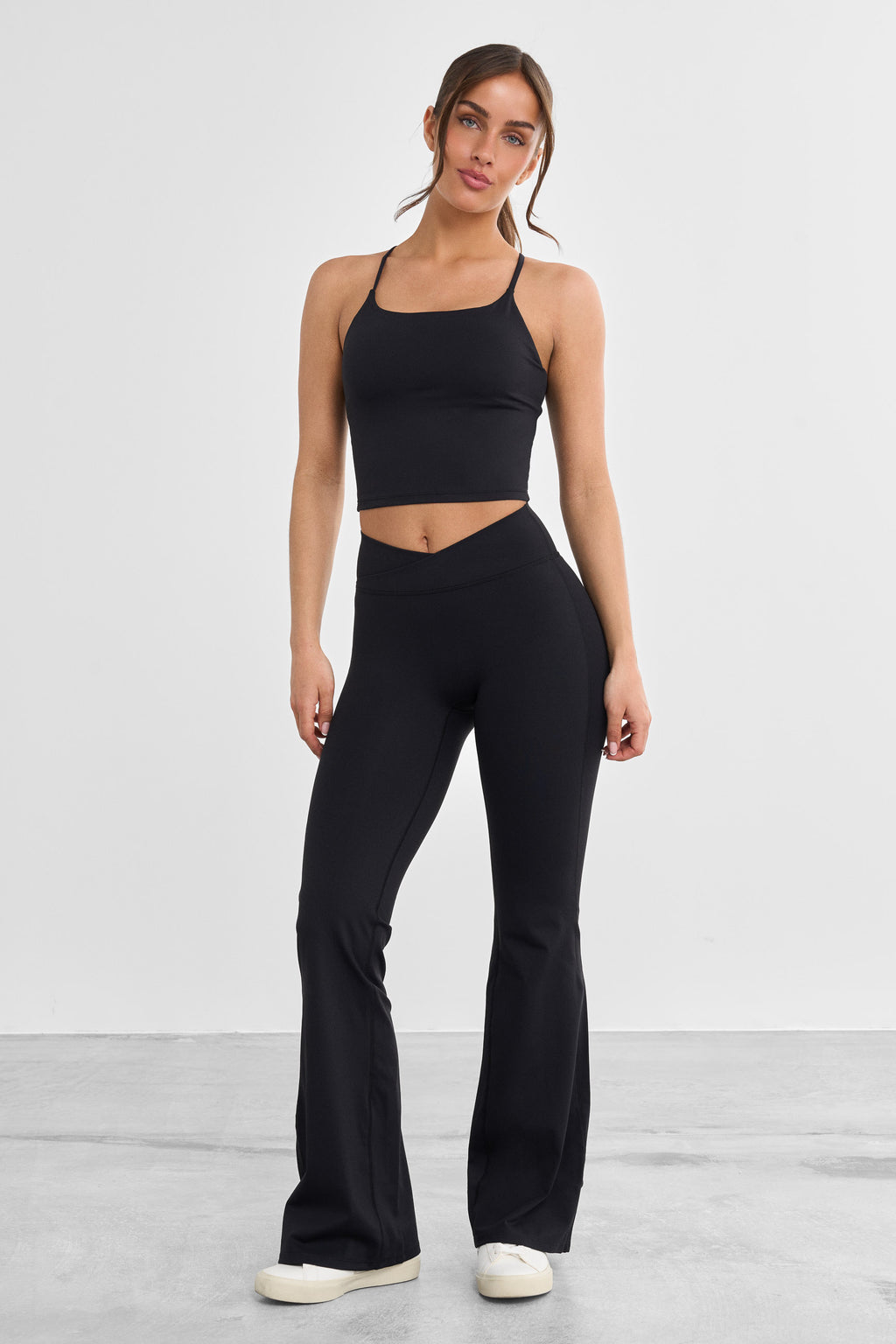 Wrap Flared Leggings